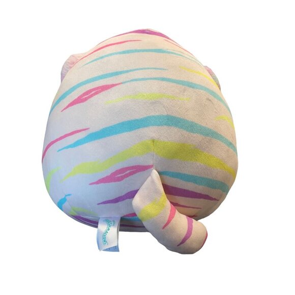 Squishmallows Unicorn Atoosa the Cat Plush 11" Striped Pink Pastel - Picture 2 of 3